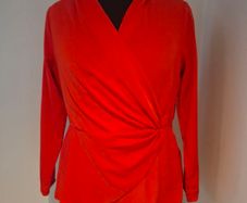 Red Savida Blouse Size 12
