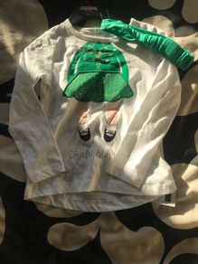St Patricks Day top and hair band