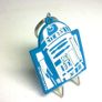 Star Wars RD D2 key chain Lucas Film LTD New Post 2.00 Image 2