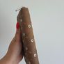 Desigual Brown Studded Cutout Zip-Around Purse Wallet Image 4