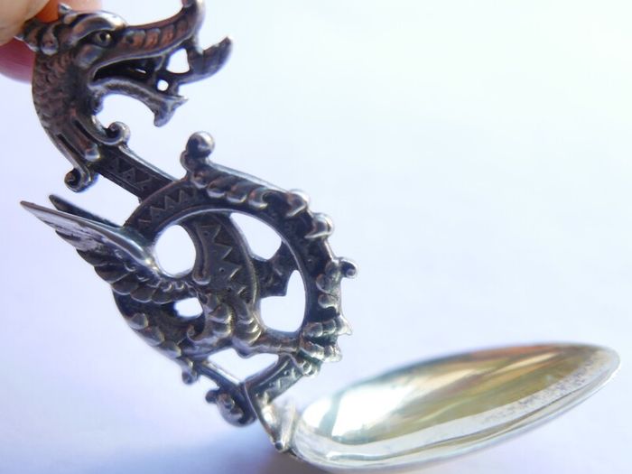 Antique 835 Silver Spoon, Highly Decorated Silver 835 - 26,5g