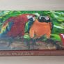 Pair of Macaw Parrots 1000 Piece Jigsaw Puzzle by Robert Frederick (NEW SEALED) Image 2