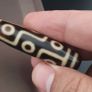 Antique 9 Eyes Himalayan Tibetan Agate Dzi Bead Amulet Pendant Image 3