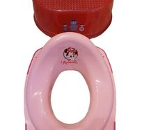 Elsa/Minnie Mouse Toilet seat with pink step