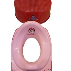 Elsa/Minnie Mouse Toilet seat with pink step