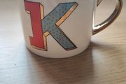 Debenhams big letter 'K' coffee/tea mug