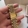 Michael Kors Bayville Chronograph Black Dial Gold Steel Strap Watch For Men - MK8726 Image 4