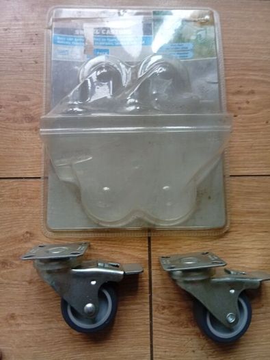 Brand New Heavy Duty Castors Wheels Set 50mm