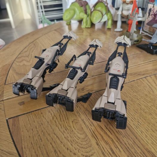 Vintage Star Wars Speeder Bikes - Complete