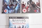 PS3 Three  Assassin's Creed Games