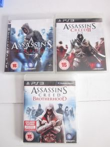 PS3 Three  Assassin's Creed Games