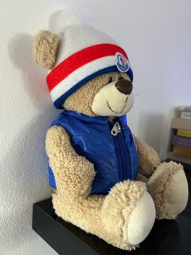 Soft Toy in Moncler clothing
