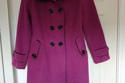 Purple medium length coat size M/L 12