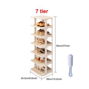 7 Tiers Shoe Rack Tall Storage Shelf Unit Cabinet Organiser FOR Footwear - FREE DELIVERY