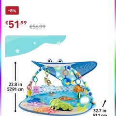 bright stars finding nemo ocean lights baby gym