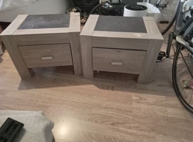 two bedside cabinets/lockers for sale