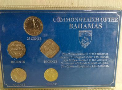 Bahamas Coin Set