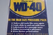 Metal sign (WD40)