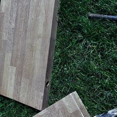 Solid Oak Floating Shelves with predrilled holes and mounts