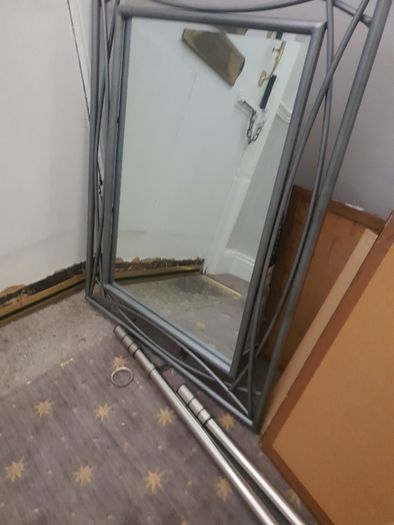 Large Wrought Iron Framed Mirror