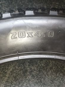 20 x 4 Fat tyre