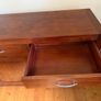Solid hardwood sideboard with matching mirror Image 5