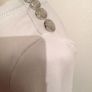 Savida Ladies Blue & White striped Jumper size 10 includes postage Image 2