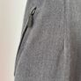 Oscar B Grey stretch skirt fully lined size 12 New Image 2