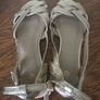 shoes - size 4, one white pair, one rose gold. Never worn. Image 4