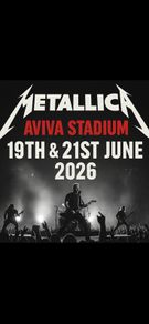 Metallica Standing Ticket