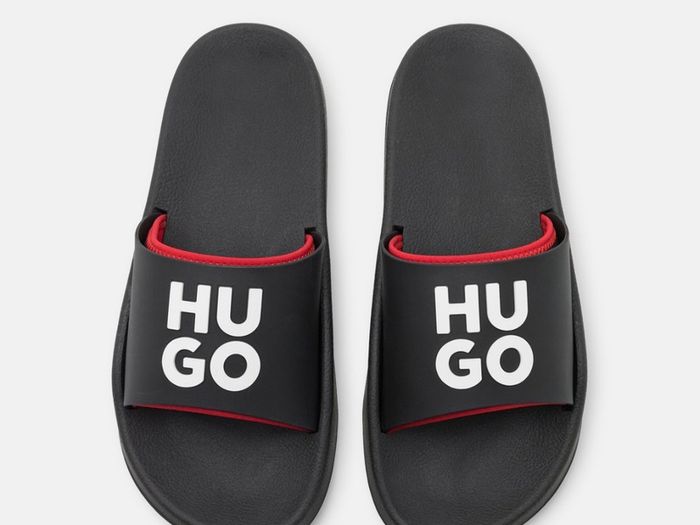Hugo Boss Mens Sliders Size 44 Uk 10