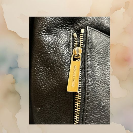 Michael Kors Black Pebbled Leather Handbag