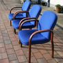 3 Upholstered Bentwood Chairs Image 2
