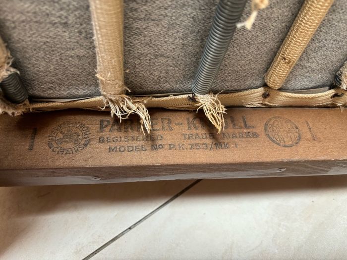 Parker Knoll armchair- reupholstered