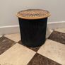 Velvet Green storage ottoman Image 3