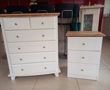 chest of drawers and locker