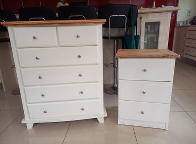 chest of drawers and locker