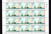 2008 Ireland 150th Anniversary of the First Transatlantic Message by Cable from Europe to America Commemorative Stamps Sheetlet Plate 1B1B1B1B Mint Never Hinged (MNH)