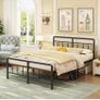 Double Bed Frame 4ft6 with Headboard and Footboard Image 10