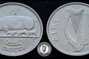 Ireland 1946 | Irish 1/2d | Irish Half Penny | Sow | KM.10