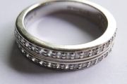 Vintage Sterling Silver 925 Ti Sento Ring Size S - 6,17g