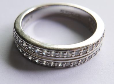 Vintage Sterling Silver 925 Ti Sento Ring Size S - 6,17g