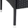 _Poly Rattan Garden Bench Weatherproof 2-Seater Image 5