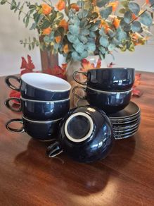 Denby cappuccino cups and saucers