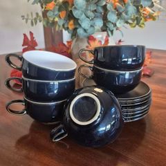 Denby cappuccino cups and saucers