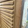 Louvered wood door for laundry or equipment room Image 5