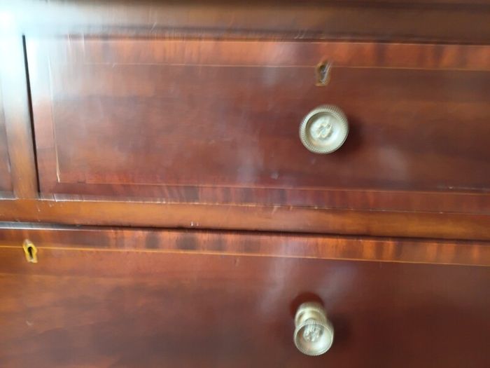 Antique dressing table with mirror