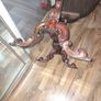 Beautiful Antique Kidney Shape Table Image 7