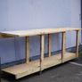 Large Pine Workbench on Castors Image 2