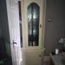 Corner Cabinet Upholsterered With Light Inside Needs A Bit Of Paint Image 2